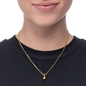 Style Drops Yellow Gold Plated Short Necklace-
